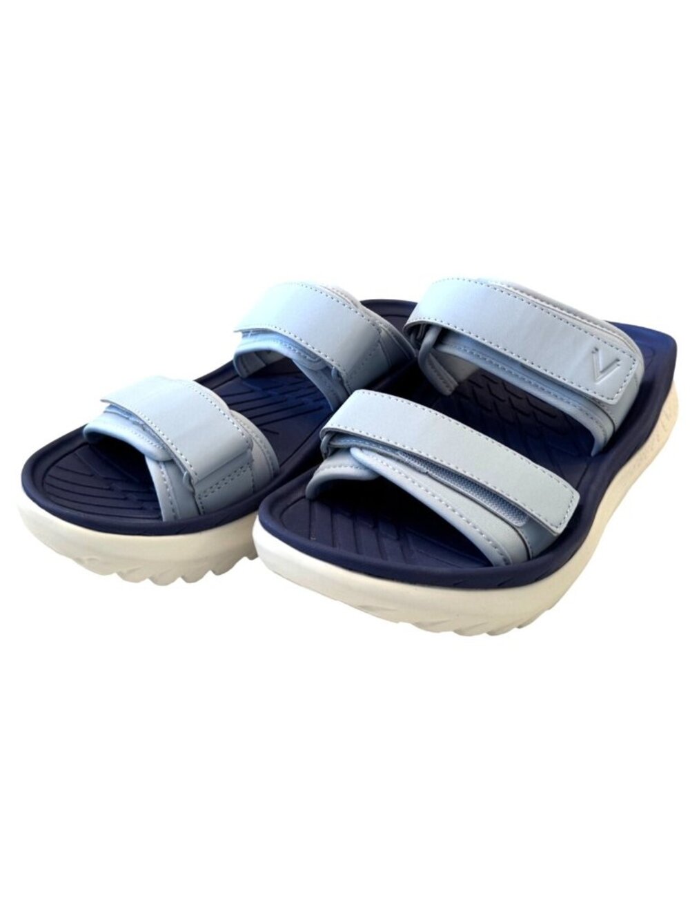 Vionic Renewal Size 8 Women's Recovery Sandal Blue Mist Adjustable